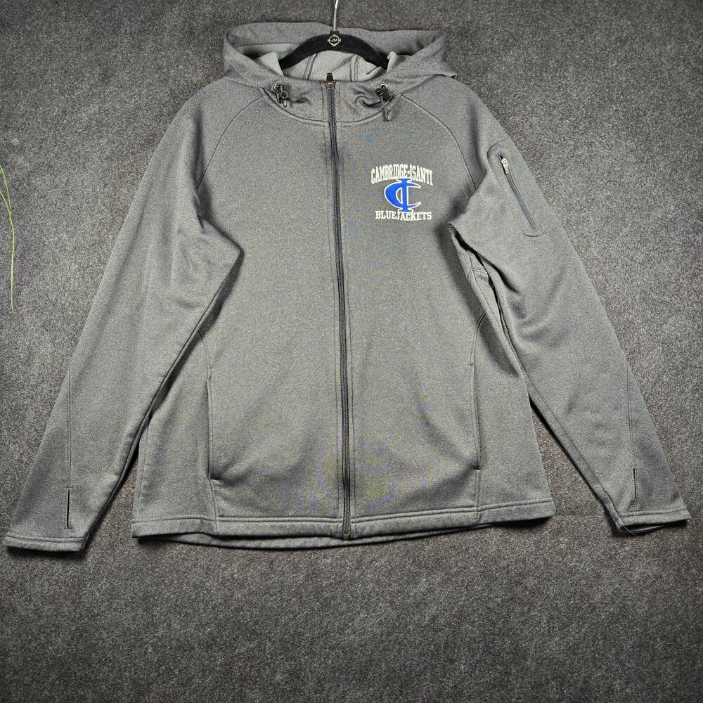 Sport Tek Long Sleeve Sport Wick Full Zip Jacket Femme XL Bluejackets NWOT
